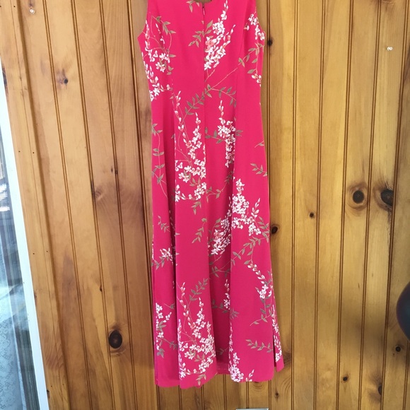 Saks Fifth Avenue Dresses Saks Fifth Avenue Pink Floral Silk